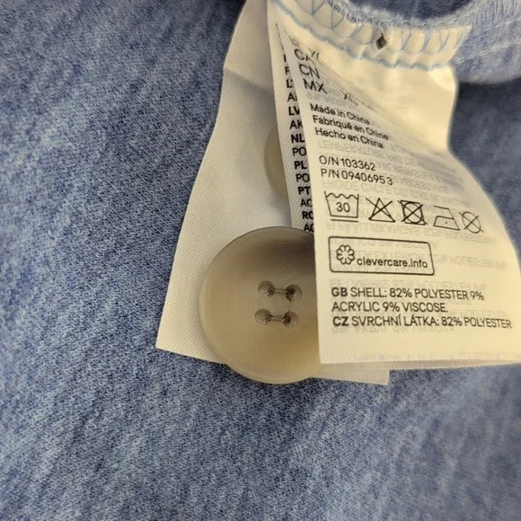 H&M Light Blue Shacket - Picture 7 of 7